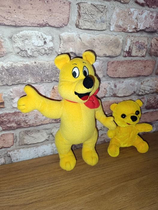 Żółty miś Haribo maskotka pluszak ok 32 cm