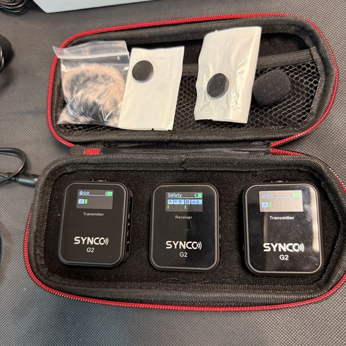 SYNCO G2 Max + G2 + G1 — Microfones sem fios