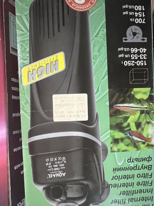 Várias bombas filtragem aquários