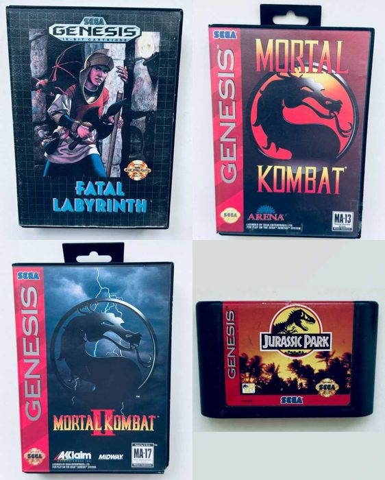 Ігри Dreamcast, Saturn, Game Gear, Genesis, Mega Drive, Master System