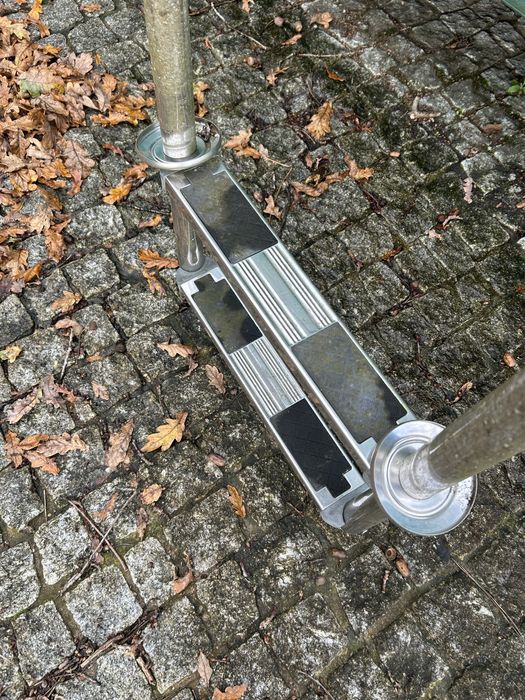 Escada piscina 2 degraus em inox 166