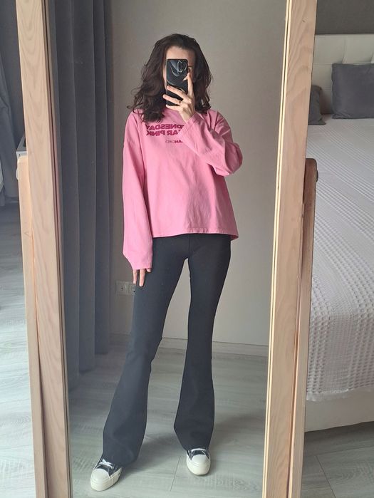 Лосини S,M в дрібний рубчик Zara зара