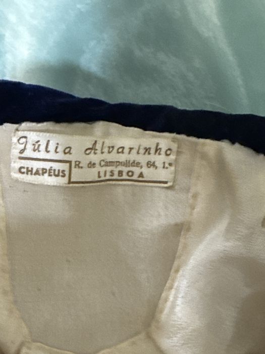 Chapéu senhora antigo