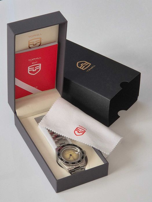 Zegarek automatyczny, nurek, diver Tophill TD006G (Dixon, 22 jewels)