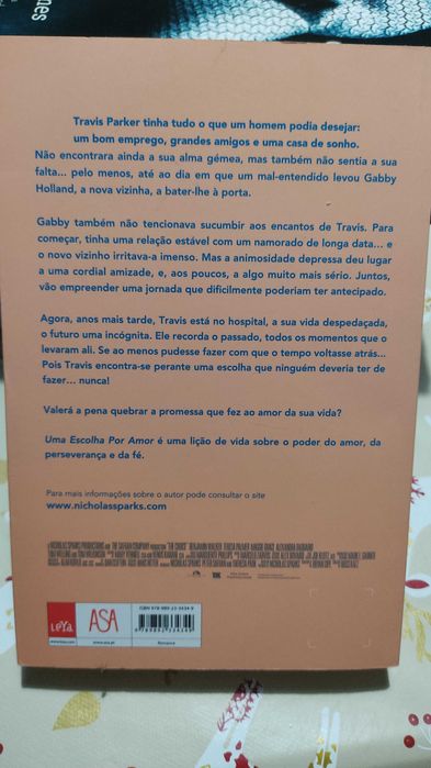 Uma Escolha por Amor - Nicholas Sparks