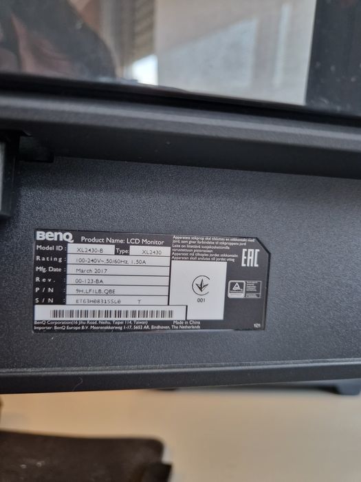 Monitor Gaming  BenQ Zowie 24" 144Hz FullHD