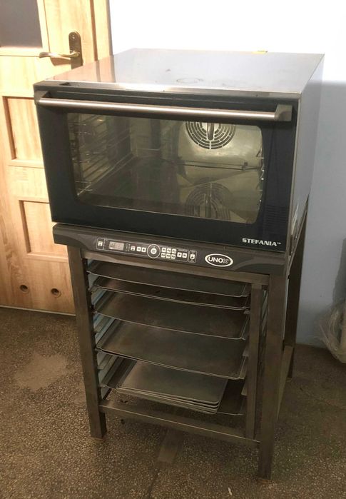 Piekarnik Używany piec konwekcyjno parowy UNOX Stefania XFT115 z podst