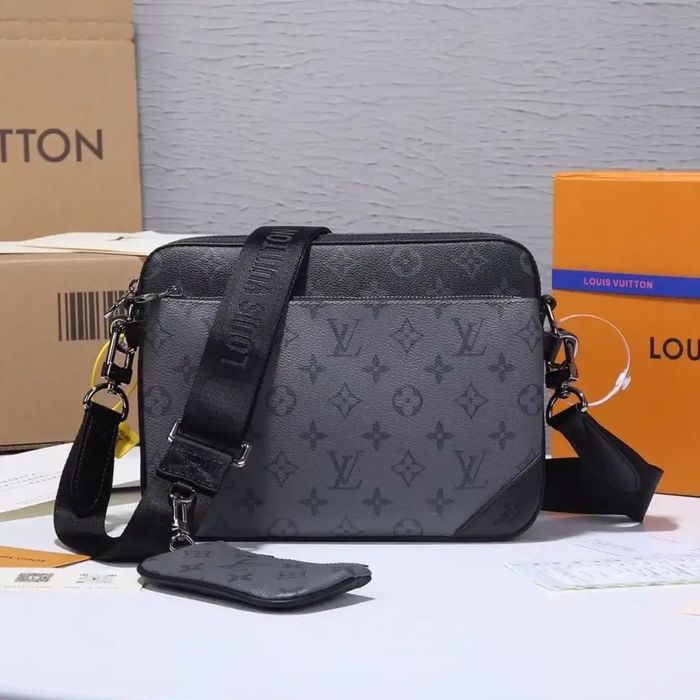 Чоловіча сумка ЛВ Луї Вітон Louis Vuitton шкіряна