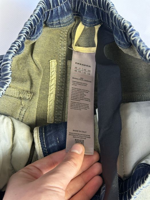 Rick Owens DRKSHDW bella cargo washed opium archive джинсы штаны сині