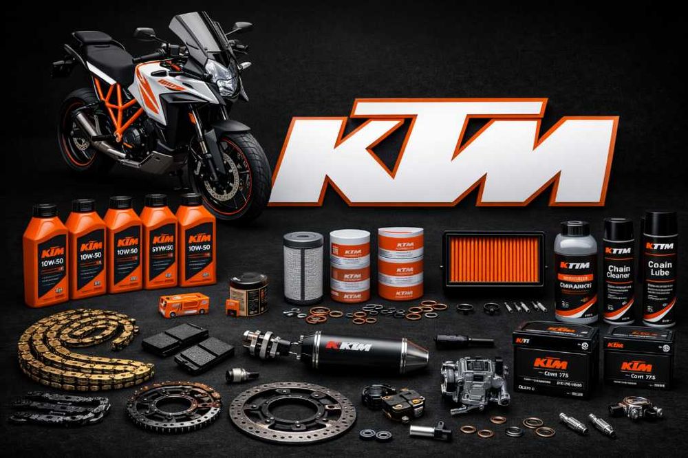 Pозхідники KTM DUKE / RC / ADVENTURE / EXC / SX фільтр диски колодки