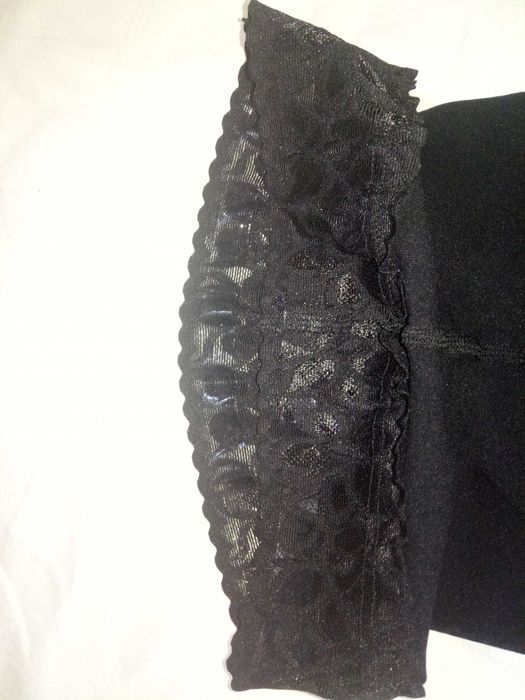 Колготи 100DEN з кружевним поясом