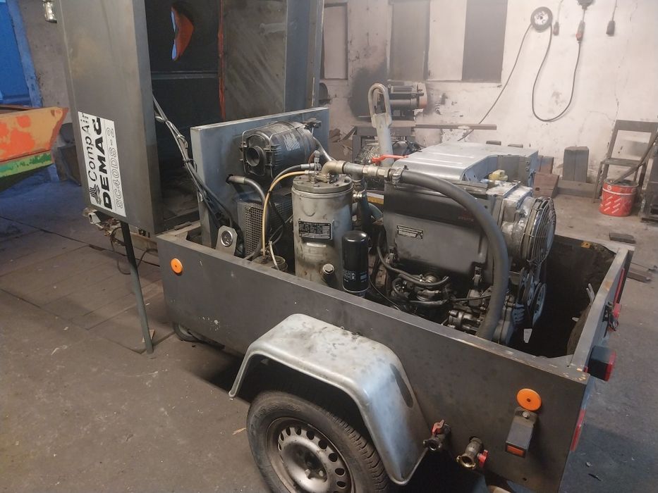 Kompresor sprężarka śrubowy DEMAG 3,8m3