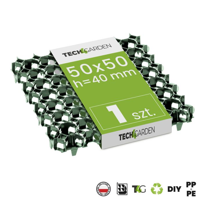 PROMOCJA !! Kratka Trawnikowa Parkingowa Ogrodowa 50x50x4 Geokrata