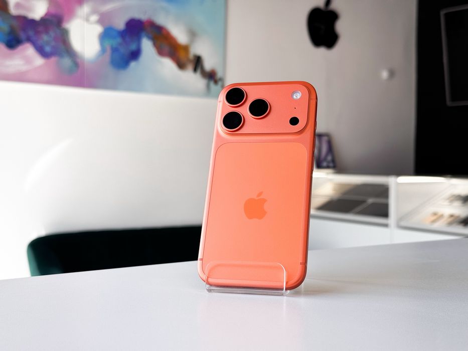 iPhone 17 Pro 256 GB Pomaranczowy Fizyczna Sim Jak Nowy 100% bateria Sklep Gwarancja