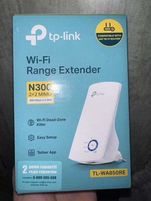 Підсилювач бездротового сигнала TP-Link TL-WA850RE