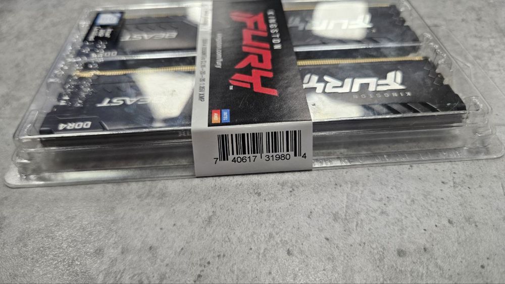 Оперативна память Kingston Fury Beast DDR4 64GB 3200MHz, 60м гарантія