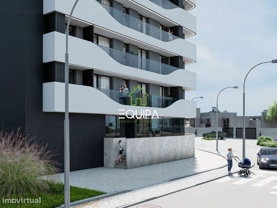 Apartamentos novos, Tipologia T-1, no centro da cidade da Trofa,  a pa