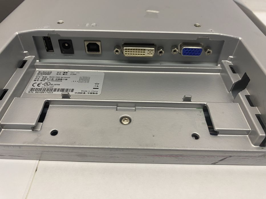 Сенсорний POS-монітор Wincor Nixdorf BA92 – 12.1",  без блока живлення
