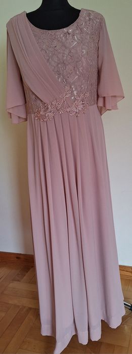 Piękna długa suknia na wesele rozmiar 48/50, 4XL