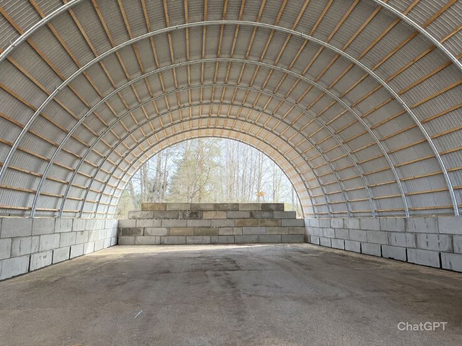 Hala łukowa 14.5 x 15m garaż magazyn wiata  od ręki