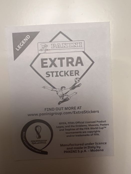 Kevin De Bruyne Prata Extra Sticker 2022 Legend