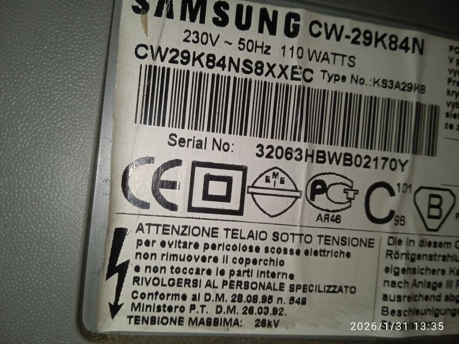 Sprawny Telewizor Samsung