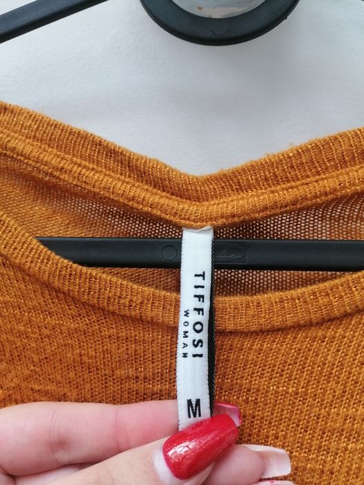 Camisola Mostarda de Malha Fina