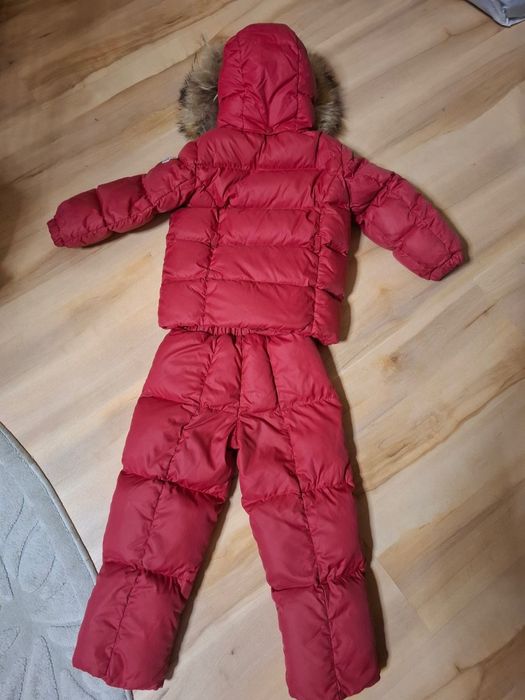 Зимовий комбінезон пуховик moncler оригінал для дівчинки