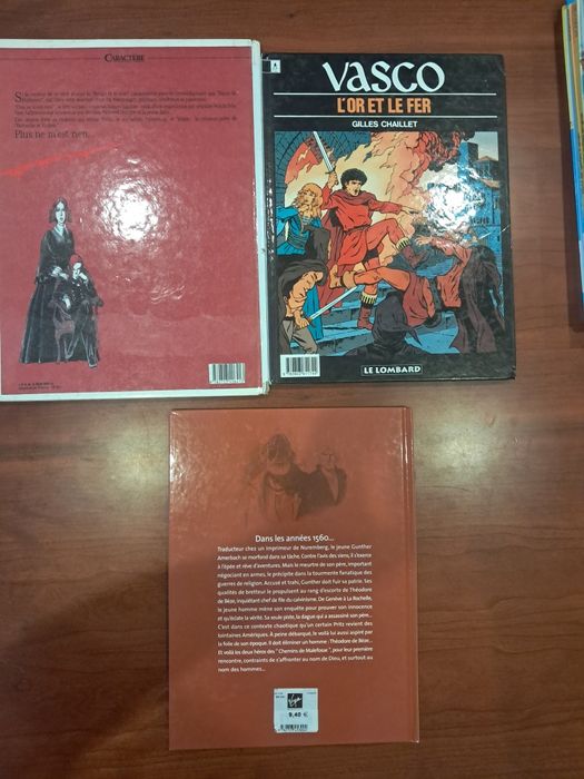Lote de 9  Banda Desenhadas em Francês