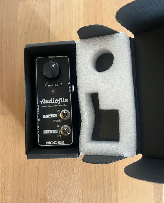 Pedal Mooer AudioFile Amplificador de Headphone para Pedalboards (Novo)