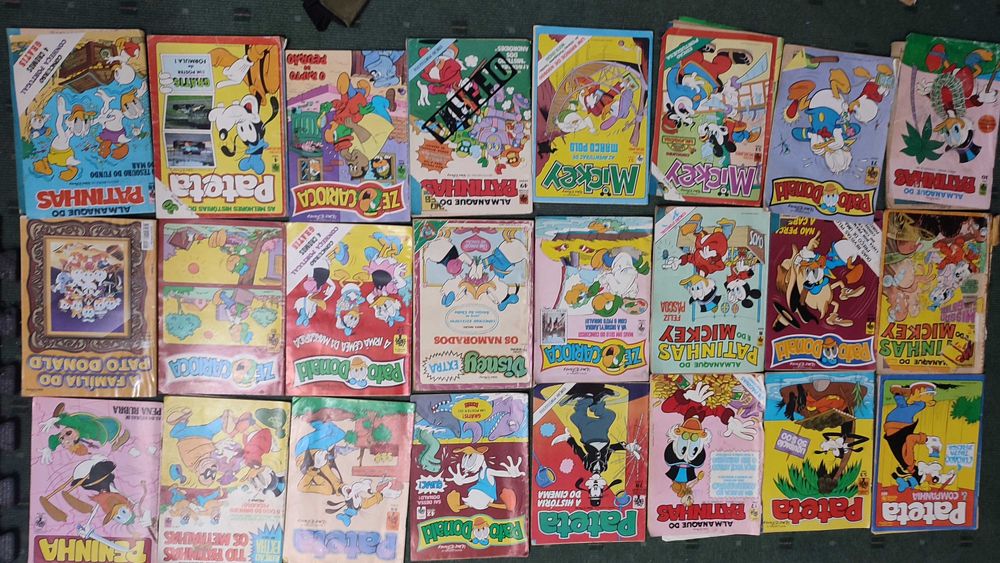 Lote 65 livros BD Disney