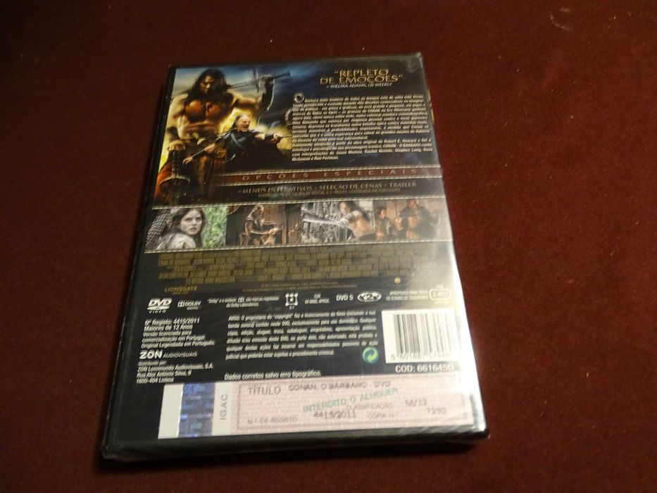 DVD-Conan/O Barbaro-Selado