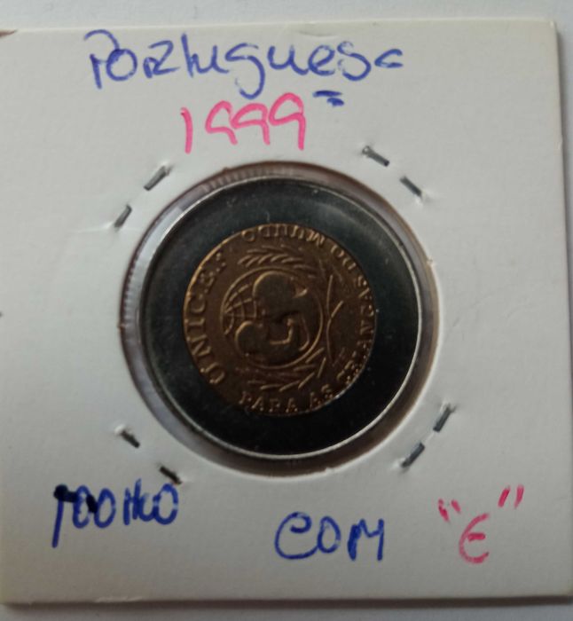 100$00 comemorativos 1999