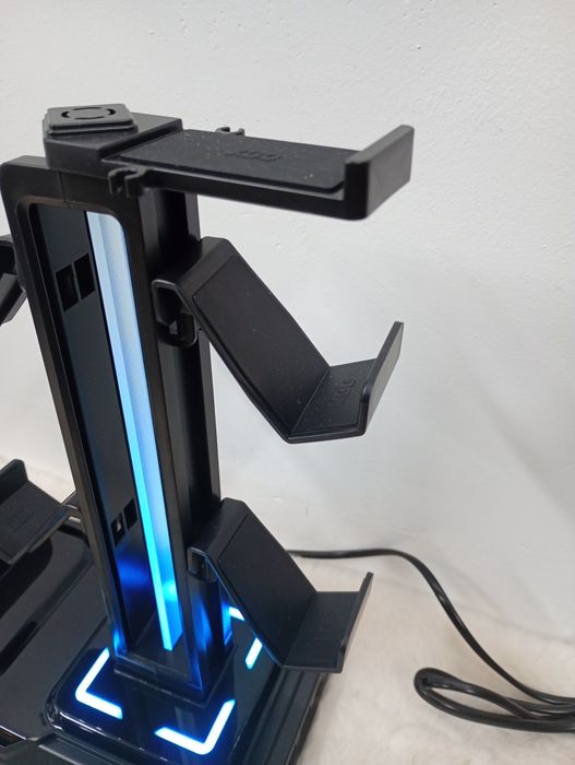 Stojak na słuchawki i pady rgb uchwyt gaming led