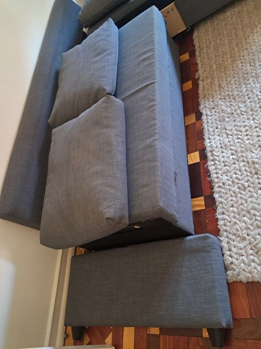 Sofá Friethen Ikea, com chaise long