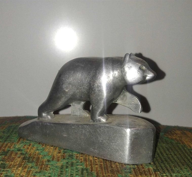 Эмблема автомобиля ЯАЗ, знак, статуэтка медведя, фигурка СССР