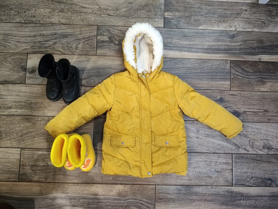 Kozaki Lasocki rozmiar 26 i kurtka Sinsey 104