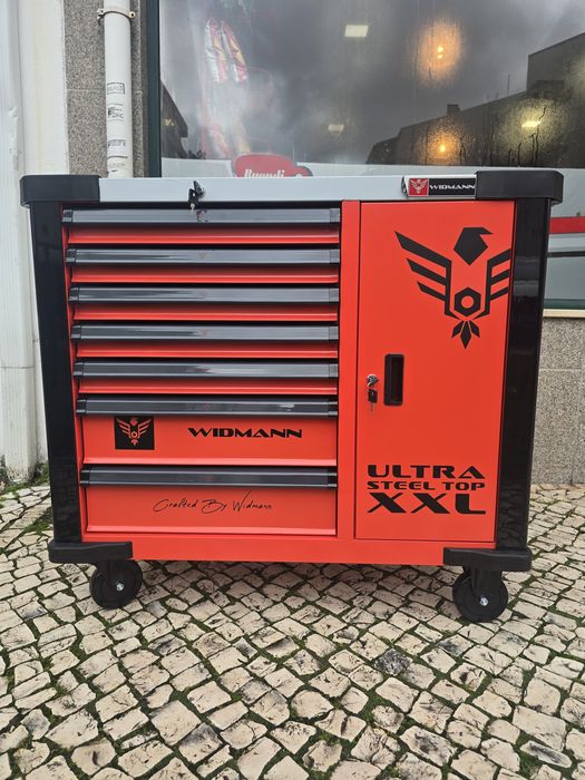 Carrinho de ferramentas 7 gavetas completas novo