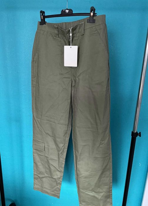 Spodnie damskie cargo khaki - rozmiar M