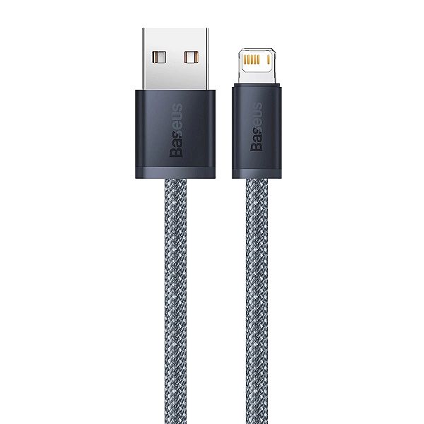 Baseus kabel do iPhone USB - Lightning 2m, 2,4A szary (CALD)