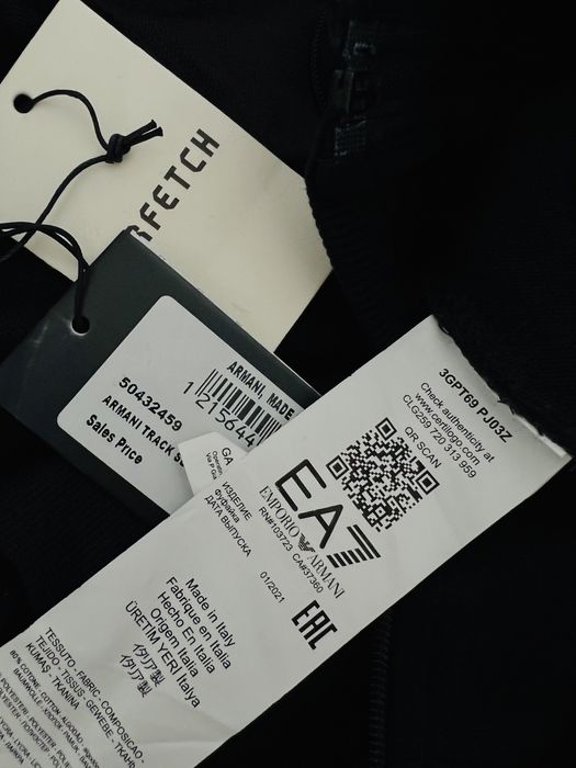 Armani EA7 dres męski komplet bluza plus spodnie