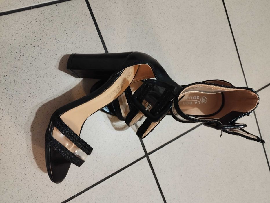 Buty na słupku sandały damskie