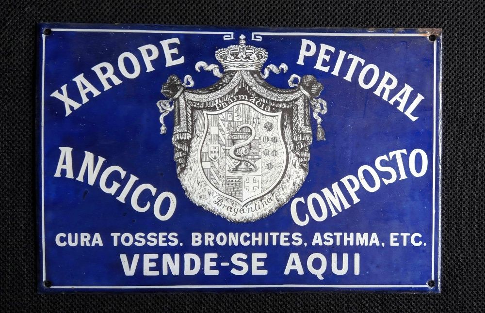 Placa Esmaltada Xarope Peitoral
