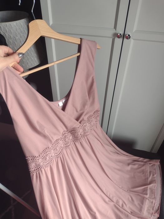 Wyprzedaż sukienka 40 42 siateczka koronka wesele druhna świadkowa kom