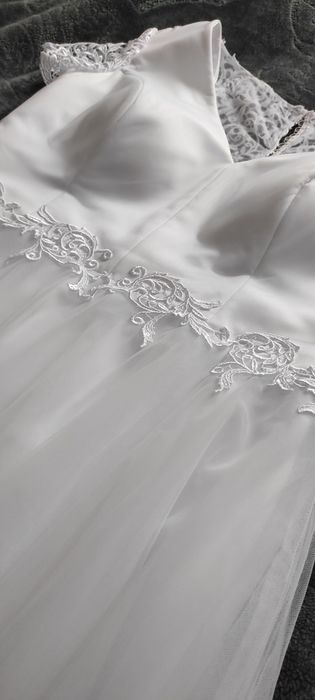 Suknia ślubna Plus size 44/46 167 7 cm obcas