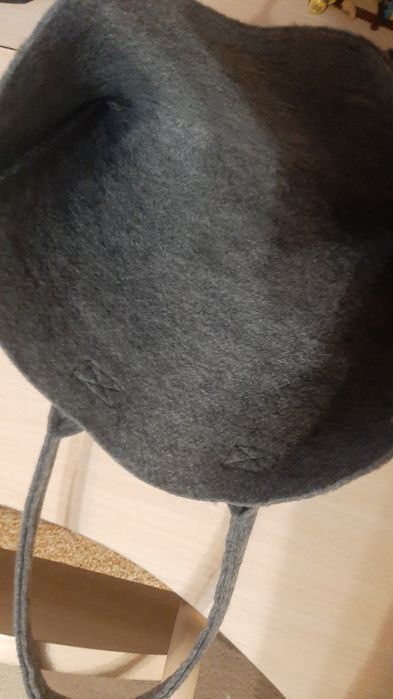 Сумка шопер з фетра ручної роботи