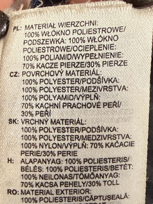 Kurtka puchowa czarna damska Adidas r. 36 logo Trefoil