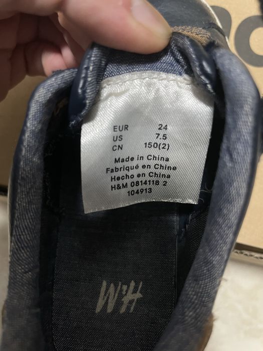 Кеди H&M для хлопчика 24 розмір