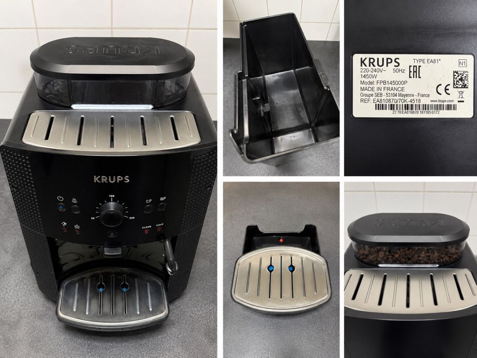 KRUPS EA810870 ekspres do kawy Sprawny Młynek 15 bar