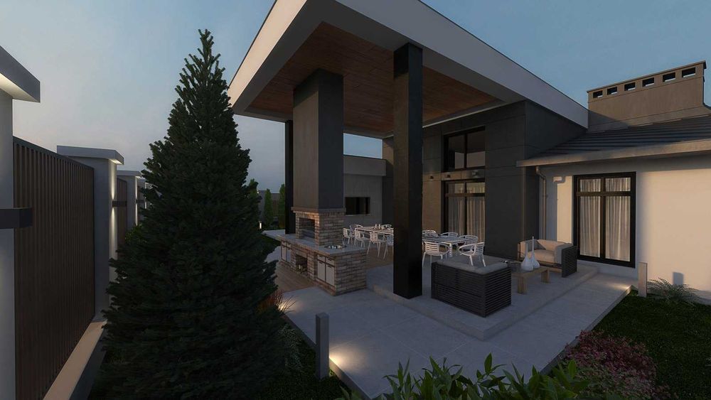 В продаже одноэтажный Дом из красного кирпича на участке 15-соток.